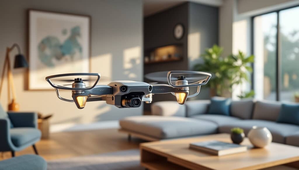 découvrez comment les protections d'hélices amovibles préviennent les dommages matériels lors des vols en intérieur, assurant sécurité et durabilité pour vos drones.
