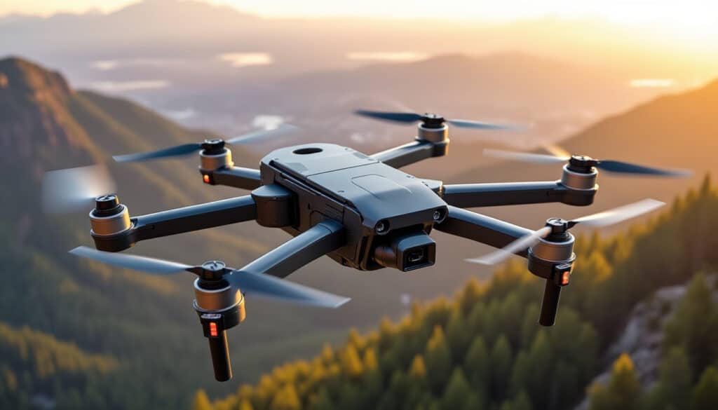 découvrez comment les batteries haute capacité lipo améliorent significativement l'autonomie des quadricoptères professionnels pour des performances de vol prolongées.